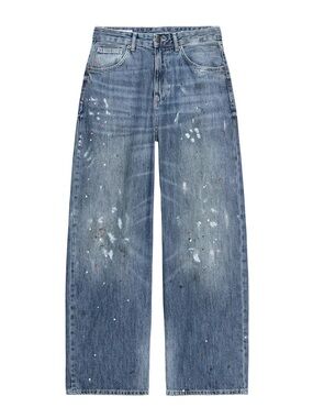 BALENCIAGA STYLE PAINT SPLATTER JEANS